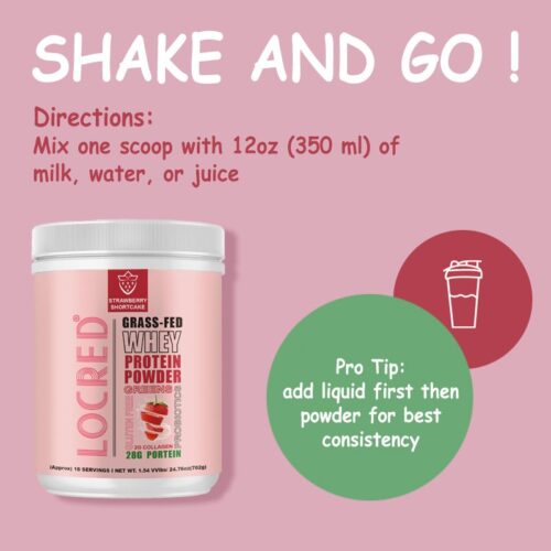 Organic Grass-Fed Whey Protein Plus Probiotics