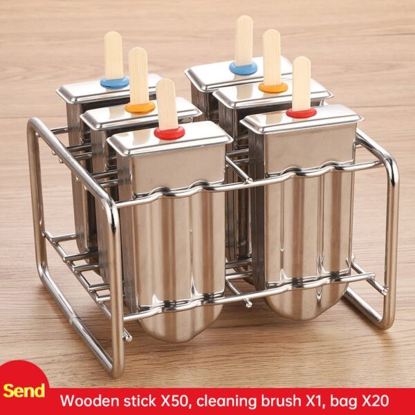 Household 304 Stainless Steel Ice Cream Mold