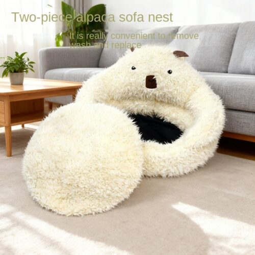 Dog Bed Removable Washable Cat Bed Dog Cage